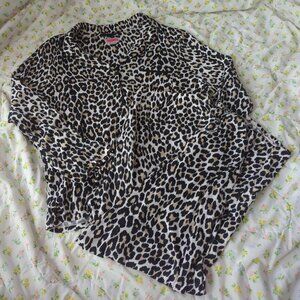 Cheetah print pajama set by Kate Spade